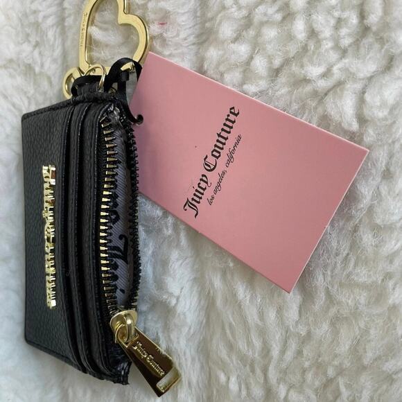 Brand New Juicy Couture Coins -Card Purse Small with Keychain - Picture 4 of 5